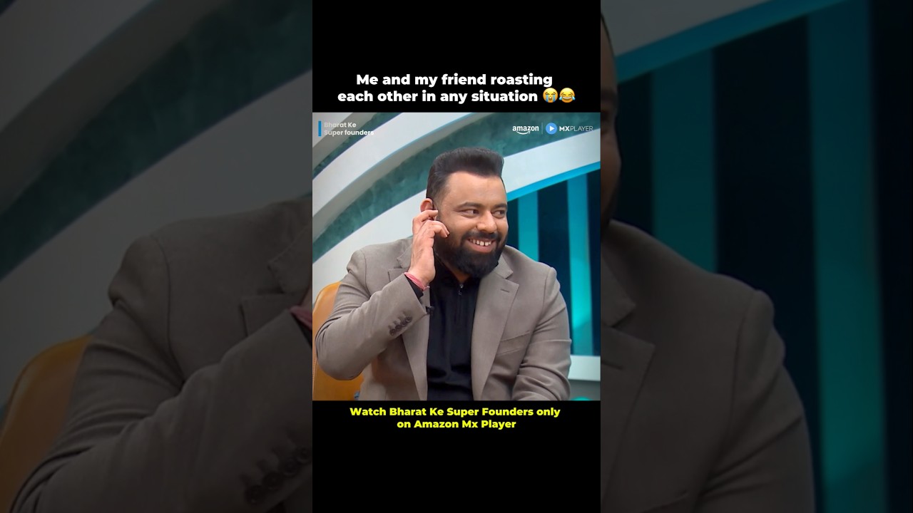 Me And My Bro Roasting Each Other 😂🤣 #BharatKeSuperFounders #amazonmxplayer