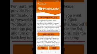 PhoneLeash: Quick Setup guide #phoneleashapp #quicksetup #sms #mms #forward #texts #androidapp screenshot 5