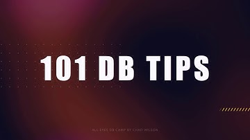 101 DB Tips Promo Video