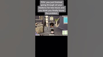 I need to just restart my mods folder😭 #thesims4 #customcontent #sims4 #games