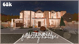 Atumnal family house - Bloxburg speedbuild (including the halloween update)