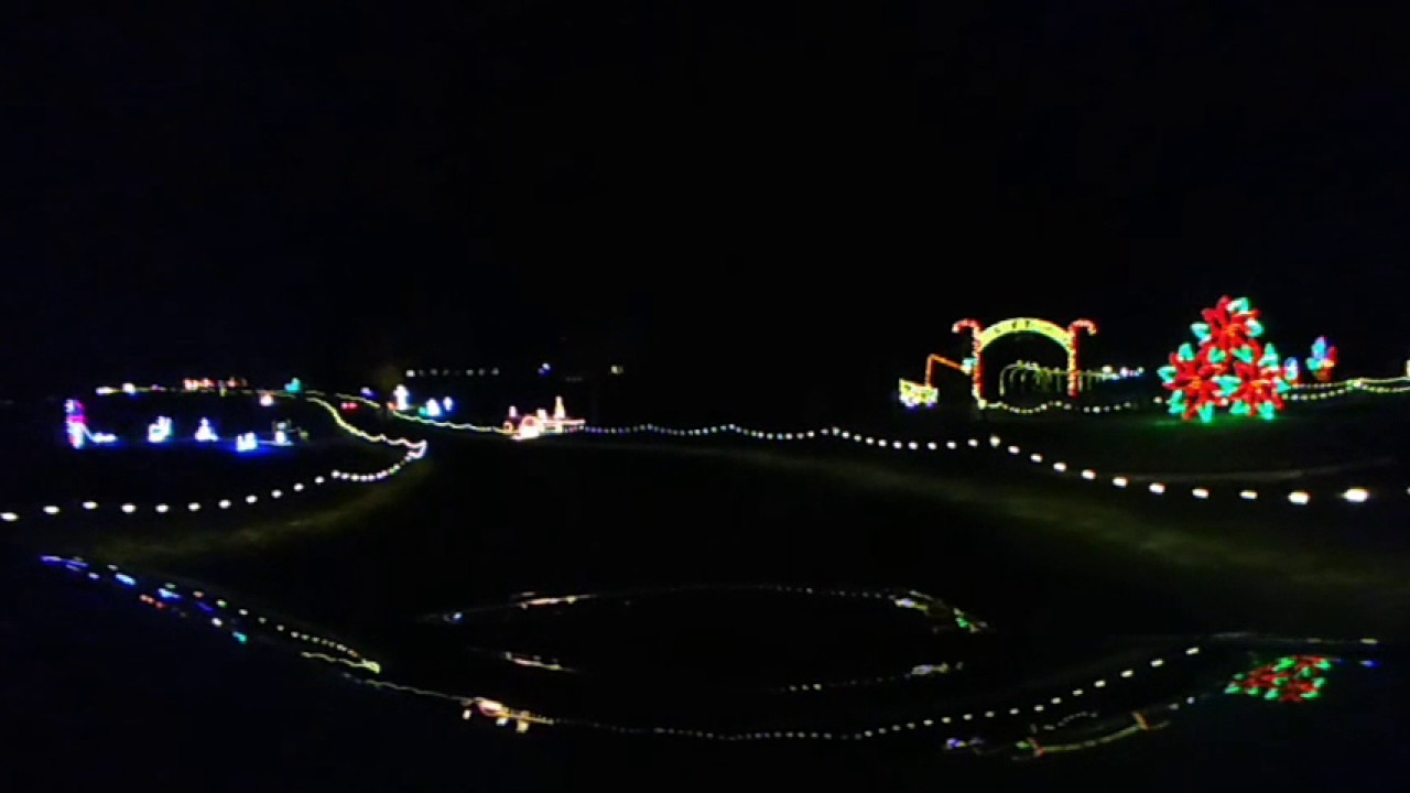 Freeman Lake Christmas in the Park 360 video YouTube