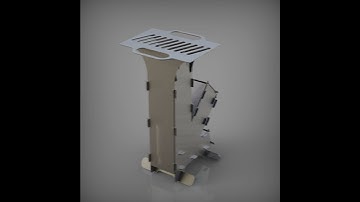 Rocket Stove Dxf files for Diy Welding Project, Cnc Laser Plasma Files for cutting rocket stove