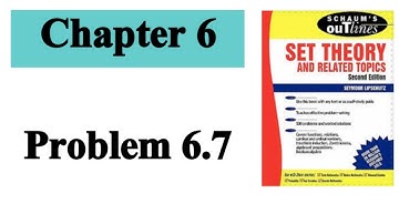 Problem 6.7 | Set theory  | Chapter 6 | Cardinality