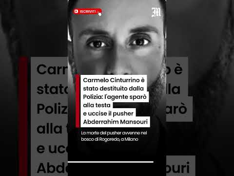 Video Carmelo Cinturrino è stato destituito dalla Polizia: l'agente uccise il pusher Abderrahim Mansouri