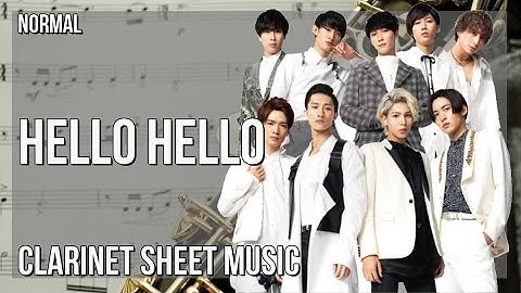 Clarinet Sheet Music: How to play Hello Hello by Snow Man
