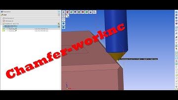Chamfering toolpath Tips & Tricks#worknc