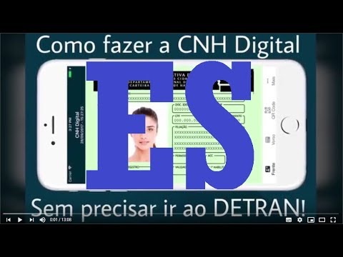 Como fazer a CNH DIGITAL, passo a passo, sem precisar ir ao Detran, bem explicado no estado do ES!