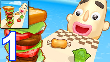 Sandwich Runner - Gameplay Walkthrough Part 1 (iOS, Android) | World of Gameplays