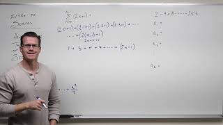 Introduction to Series and Summation Notation  (Precalculus - College Algebra 68)