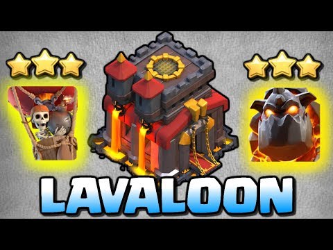 The INVINCIBLE LAVALOON in Clash of Clans | TH10 Attack Strategy!