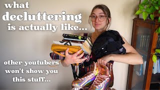 the ups and downs of minimalism & ADHD || raw + realistic declutter with me vlog