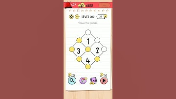 BRAIN TEST LEVEL 202 WALKTHROUGH SOLUTION