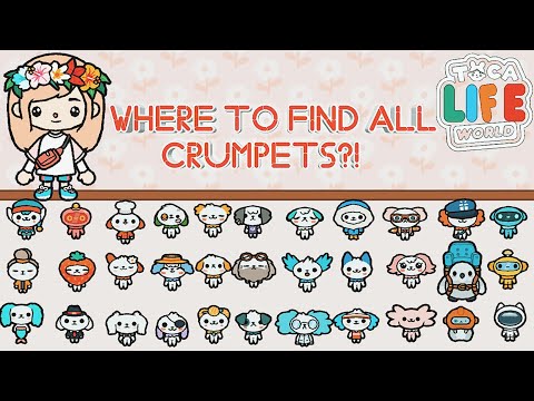 Where To Find All 33 Crumpets?!! - Toca Life World ||Mili Natasya Efendy