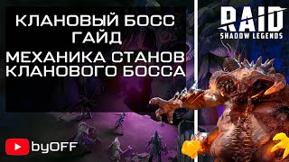 Механика станов Кланового босса в игре Raid: Shadow Legends. Гайд по кб. патч 1.15