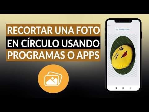 Cómo RECORTAR una FOTO en círculo usando programas o aplicaciones