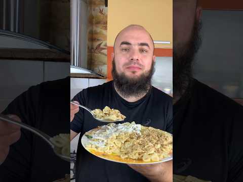 Быстрый ужин за 5 минут «Паста по татарски» #рецепты #еда #food #рецепт #мясо #пп #fastfood #yemek