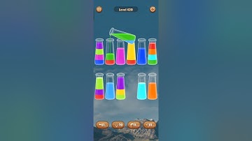 Color Water Sort Woody Puzzle Level 420