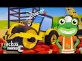 Rick The Roller Learning 3D Shapes!  Gecko's Garage | Construction Trucks | Learning Shapes!