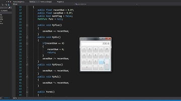 C# Calculator Code - visual studio, winform