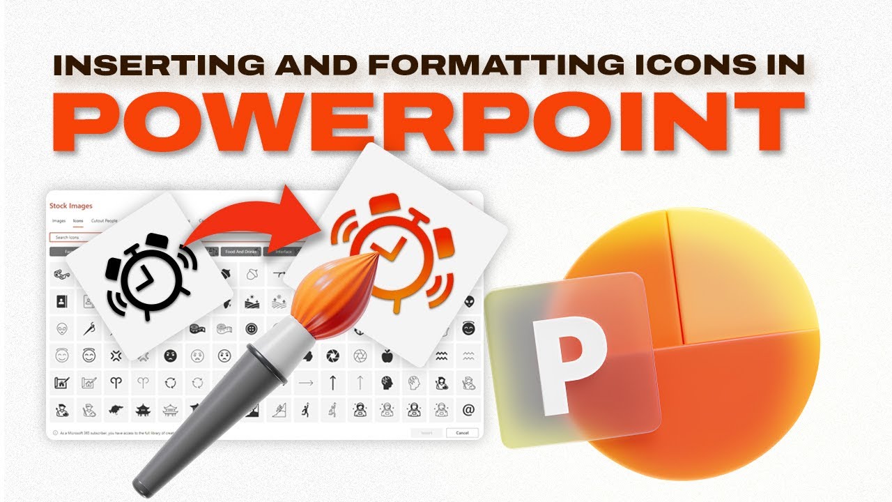 How to Insert and Format Icons in PowerPoint - YouTube