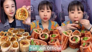 Asmr mukbang eating yummy beef bone marow- 쇠고기 골수- 牛骨髓- अस्थि मज्जा- 牛骨髄- Rinderknochenmark #909