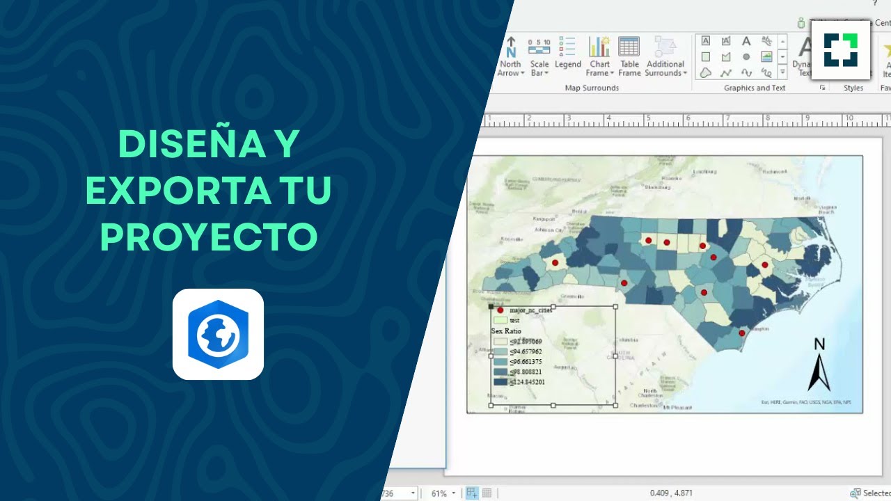 📌 De Datos a Mapas: Diseña y Exporta tu Proyecto en ArcGIS Pro