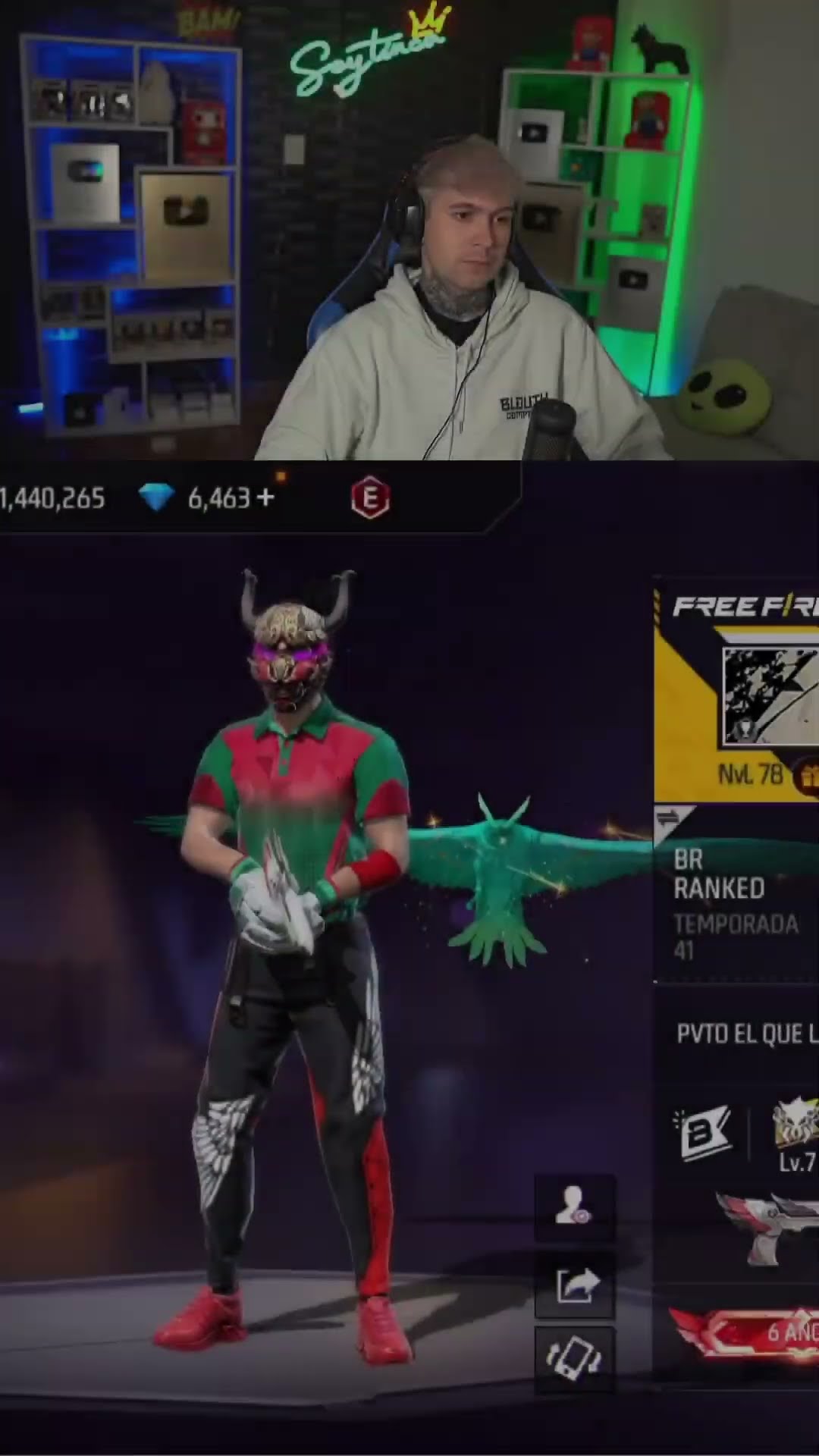 Por esto mi cuenta es la mas rara de free fire☠️