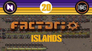 Factorio Islands - E20 - Oh no! Look out! - Yuoki Industries coop with KatherineOfSky