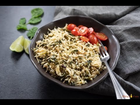 Spinach Rice in Instant Pot