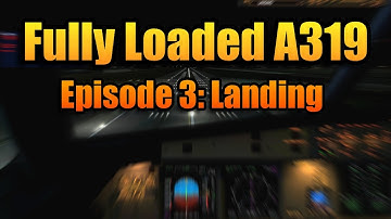 FULLY LOADED AEROSOFT A319 - LANDING