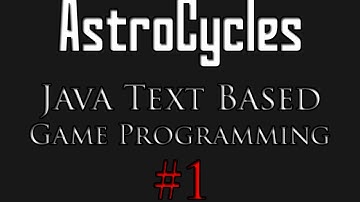 AstroCycles Java Text Based Game Programming #1 - Introduction