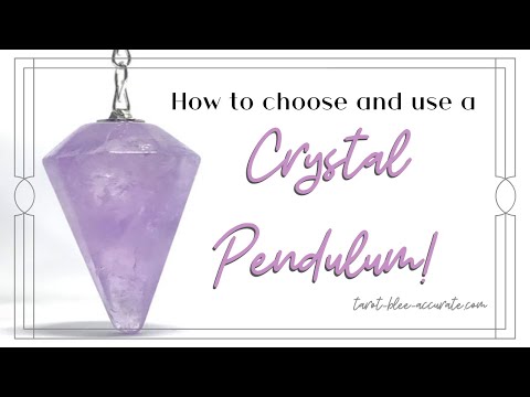 How to Use a Crystal Pendulum! Picking the Right Pendulum for You, Getting Yes & No Answers!