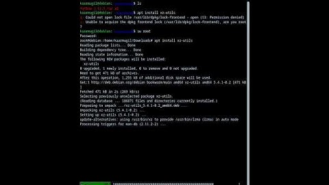 Extracting .tar.xz files in Linux 🐧