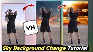 VN video editor telugu | Sky Change background video editing | sky replacement editing