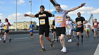 картинка: Московский Марафон 2023! Самый массовый старт страны, 38000 бегунов в одном месте! 😱 1 марафон Ромы