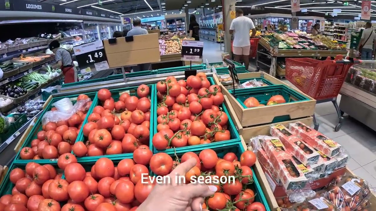 The Largest Supermarket I’ve Been to in Europe!  #Quarteira #Algarve #Portugal #snacktime
