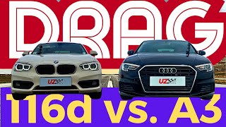 Drag Race: Audi A3 1.0 TFSI vs. BMW 116d