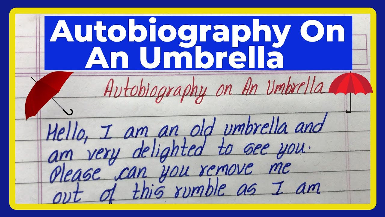 autobiography of umbrella in english