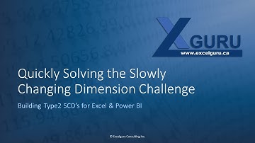 Quickly Solving the SCD Challenge | Ken Puls