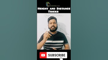 5 second trick to solve Height & Distance |🔥🔥| Short trick | #shorts #maths #mathstricks #viral