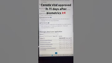 Canada visa approved in 11 days after biometrics 🇨🇦