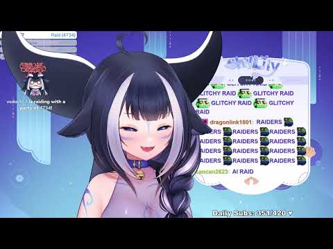ShyLily gets raided by Neuro Sama while being cute
