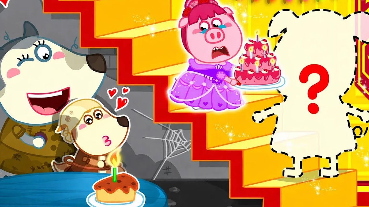 Cumpleaños de ricos vs cumpleaños de pobres🥳Cuando los ricos se sienten solos | Wolfoo 2D en español