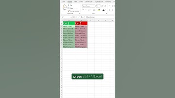 Find Mismatched Data in Excel Instantly with This Simple Shortcut! #excel #shorts