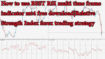 How to use BEST RSI multi time frame indicator mt4 free|RelativeStrengthIndex forex trading strategy