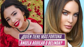 Who has a larger net worth: Ángela Aguilar or Belinda?