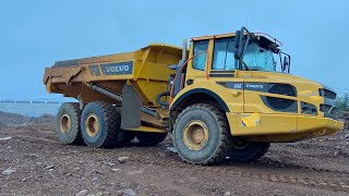 How To Drive A Volvo A25G Rock Truck  Volvo A25G Basic Controls