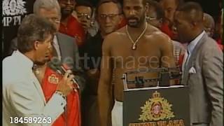 (1988) Weigh in with Mike Tyson and Michael Spinks