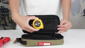 Best Tool Pouch / Zipper Canvas Tool Bag with Zipper/ Rough Enough Small Tool Bag RE8264-AG